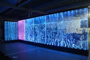 商业空间大型造景水幕墙